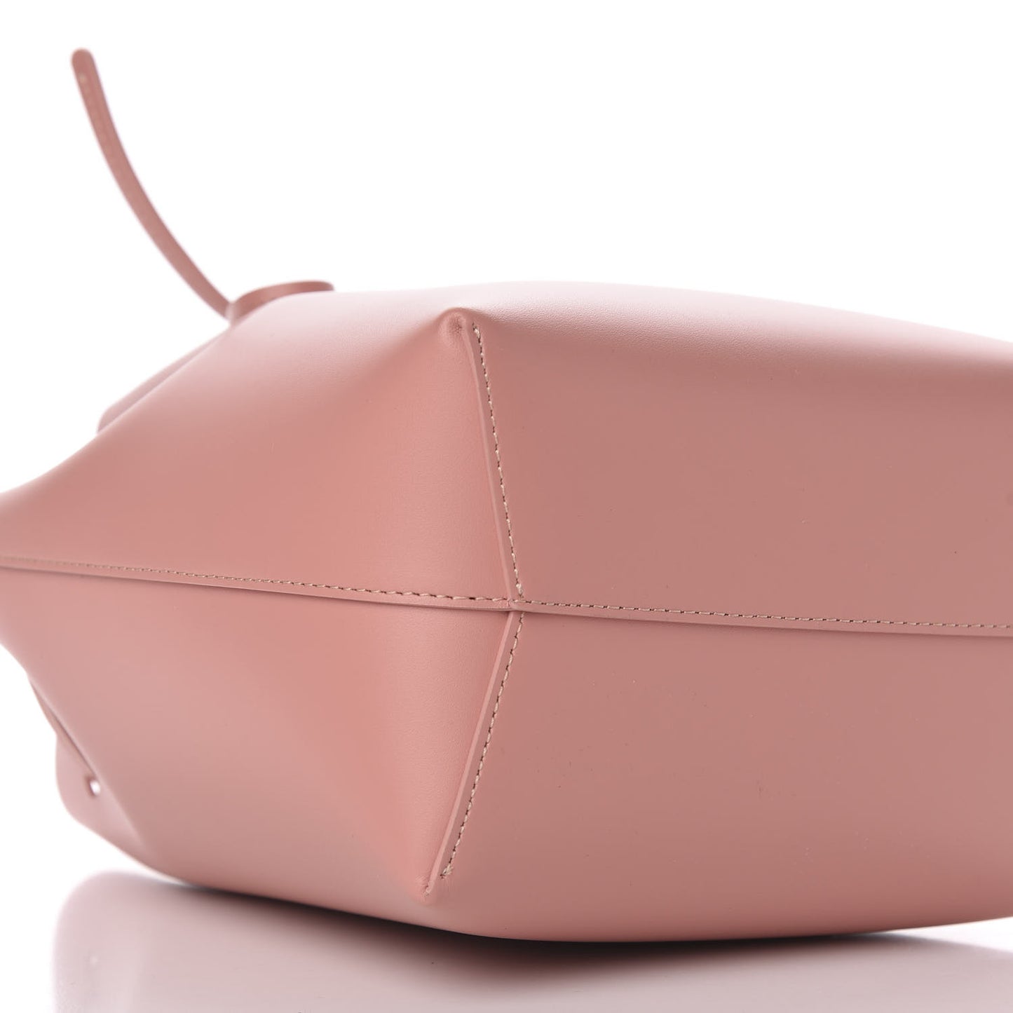 Calfskin Mini Bucket Bag Blush