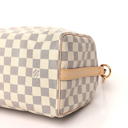 Louis Vuitton Damier Azur Speedy Bandouliere 25 9 of 10