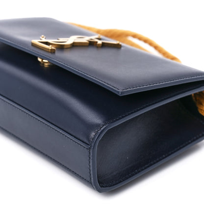 Saint Laurent Calfskin Small Monogram Kate Satchel Deep Marine 11 of 11