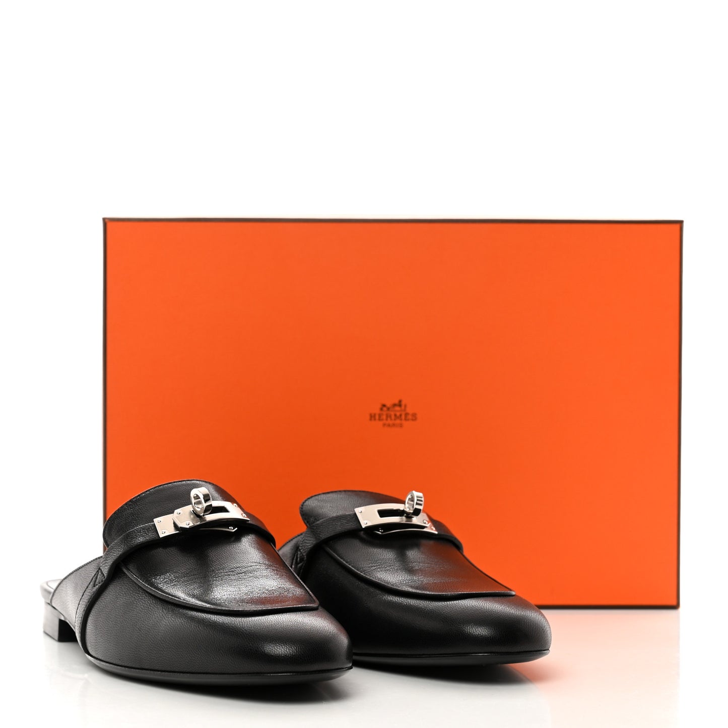 Goatskin Oz Mules 40 Black