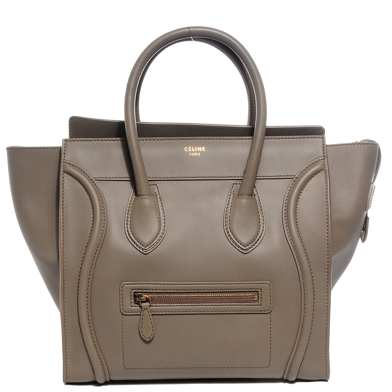 Celine Smooth Calfskin Mini Luggage Souris 1 of 8