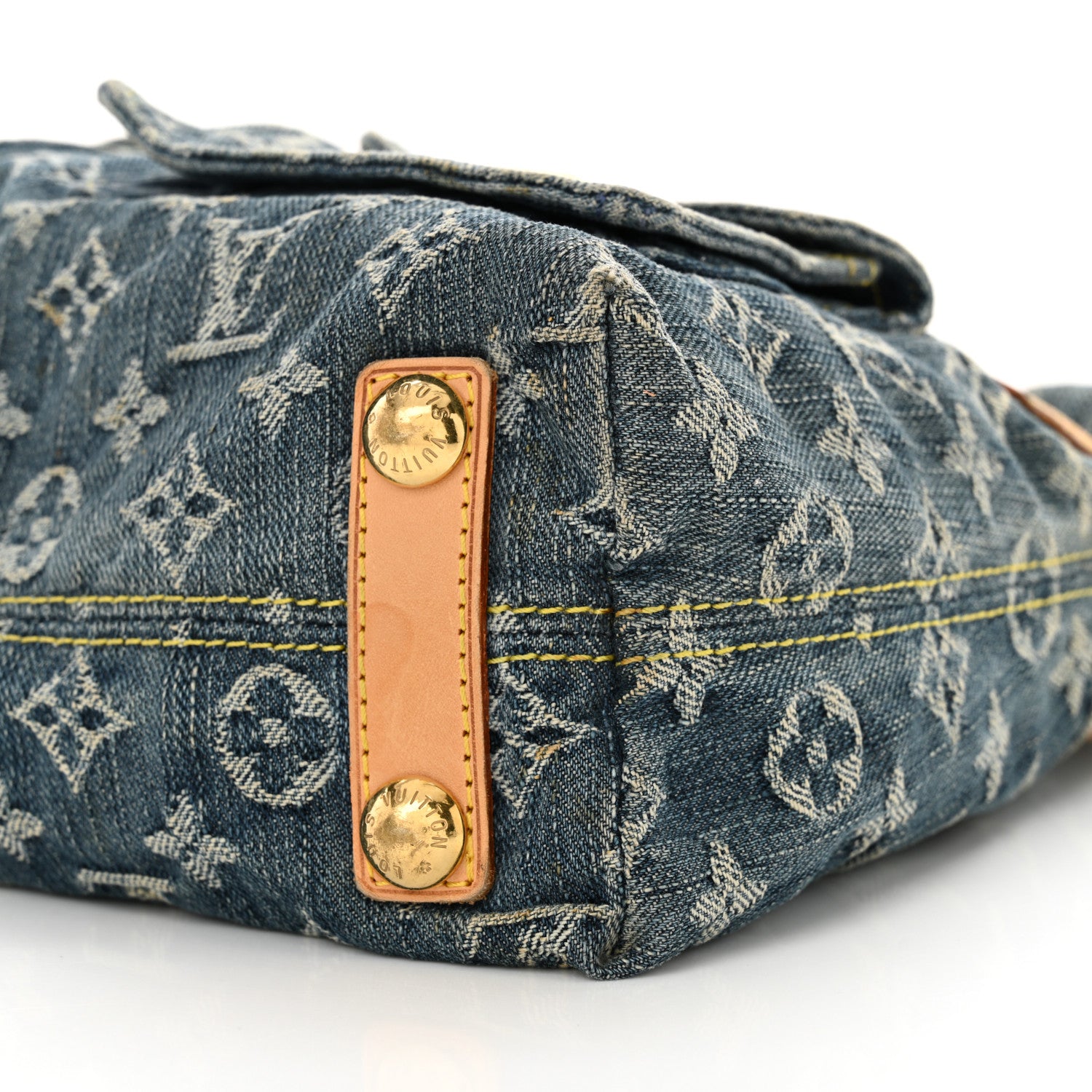 Louis Vuitton Monogram Denim Baggy PM Blue 9 of 14