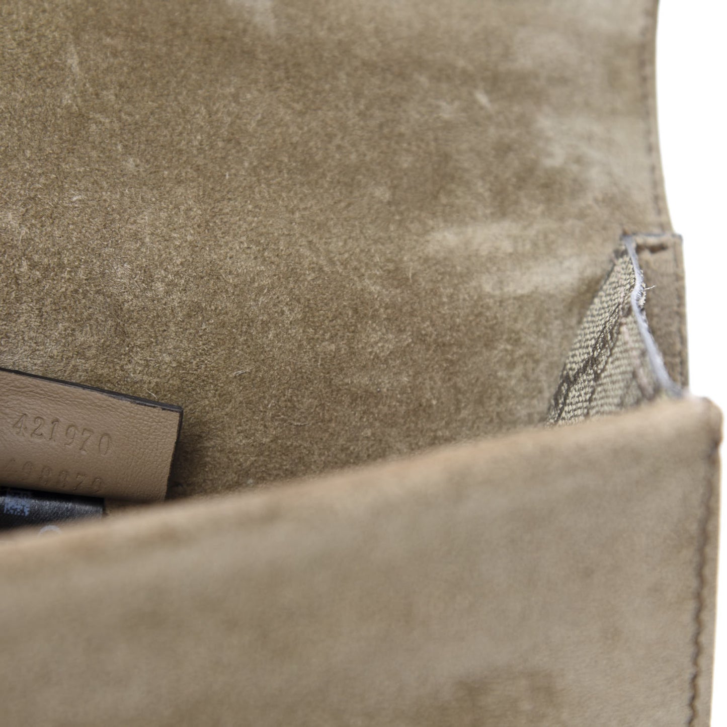 GG Supreme Monogram Mini Dionysus Shoulder Bag Taupe