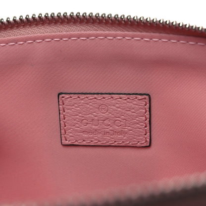 Gucci GG Supreme Monogram Textured Calfskin Large Ophidia Cosmetic Case  Pink 6 of 10