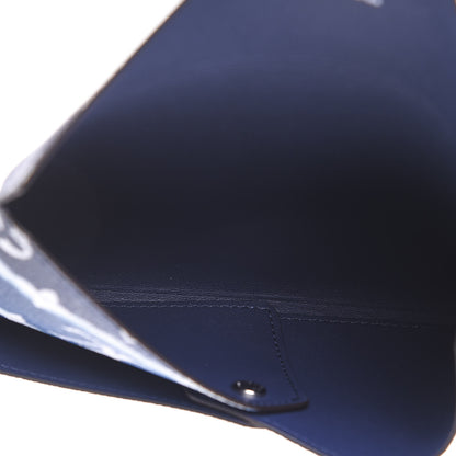 Louis Vuitton Monogram Escale Medium Kirigami Pochette Insert Blue 5 of 7