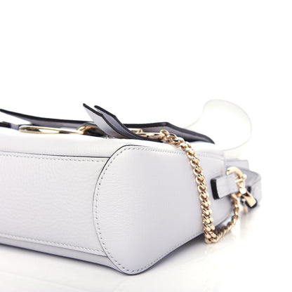 Chloe Calfskin Small Faye Day Shoulder Bag Light Cloud 9 of 10