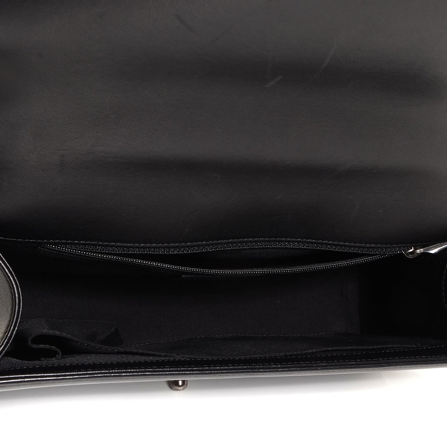 Lambskin Quilted New Medium Boy Flap Black