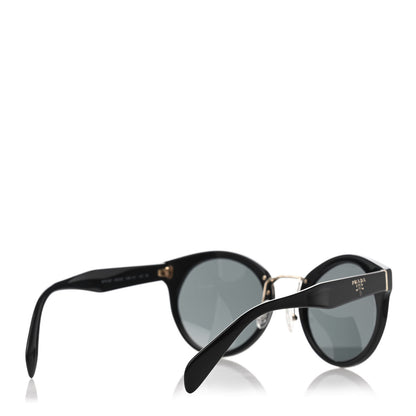 Prada Round Sunglasses SPR 05T Black 4 of 4