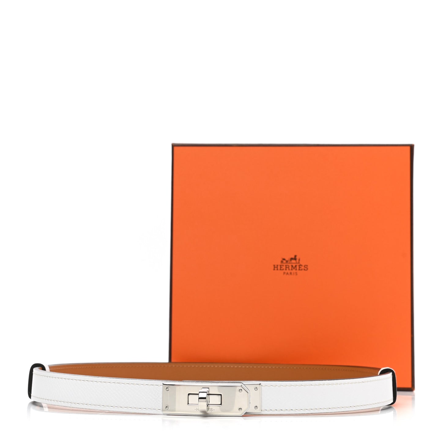 Epsom Kelly Belt White