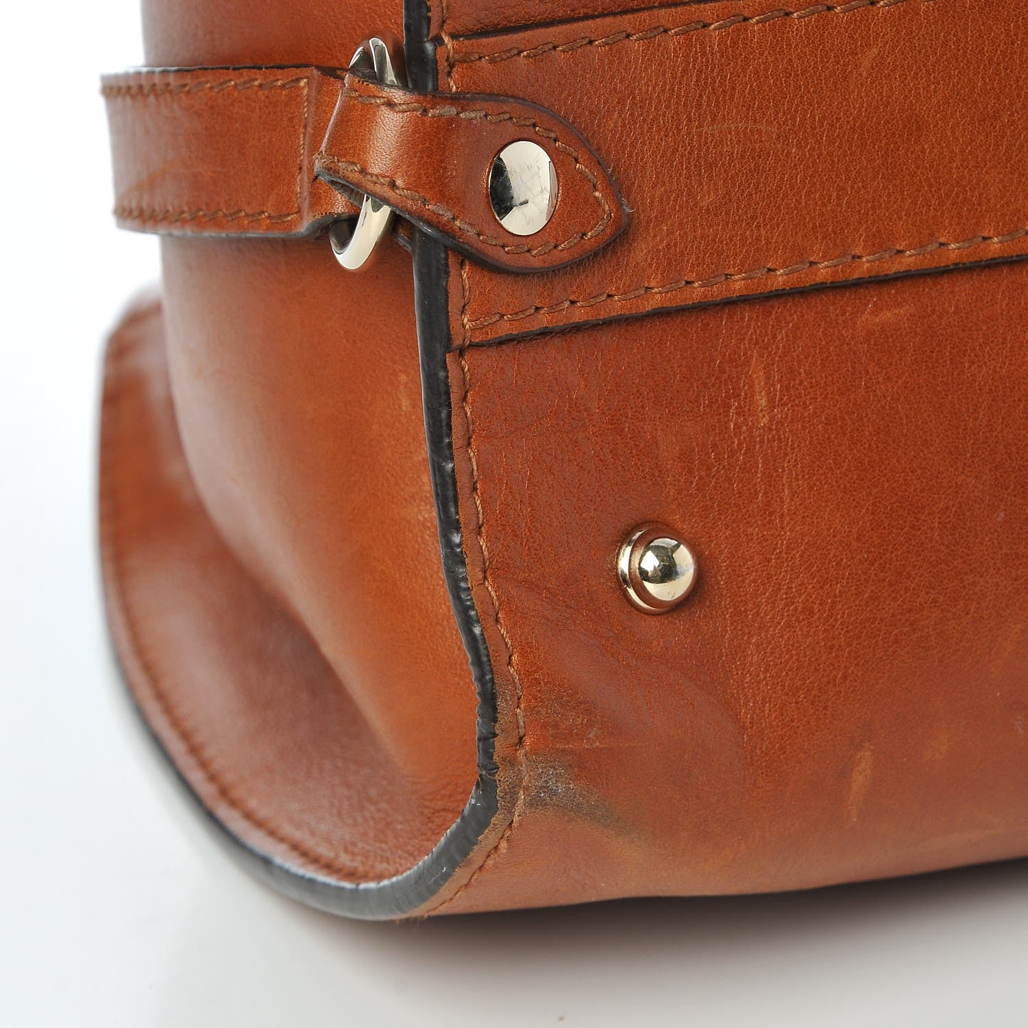 Gucci Calfskin Medium Stirrup Top Handle Bag 16 of 23