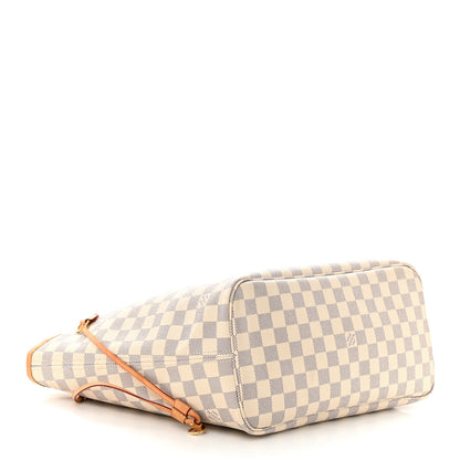 Louis Vuitton Damier Azur Neo Neverfull MM Rose Ballerine 5 of 15