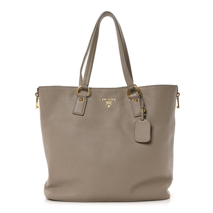 Prada Vitello Phenix Side Zip Tote Argilla 1 of 9