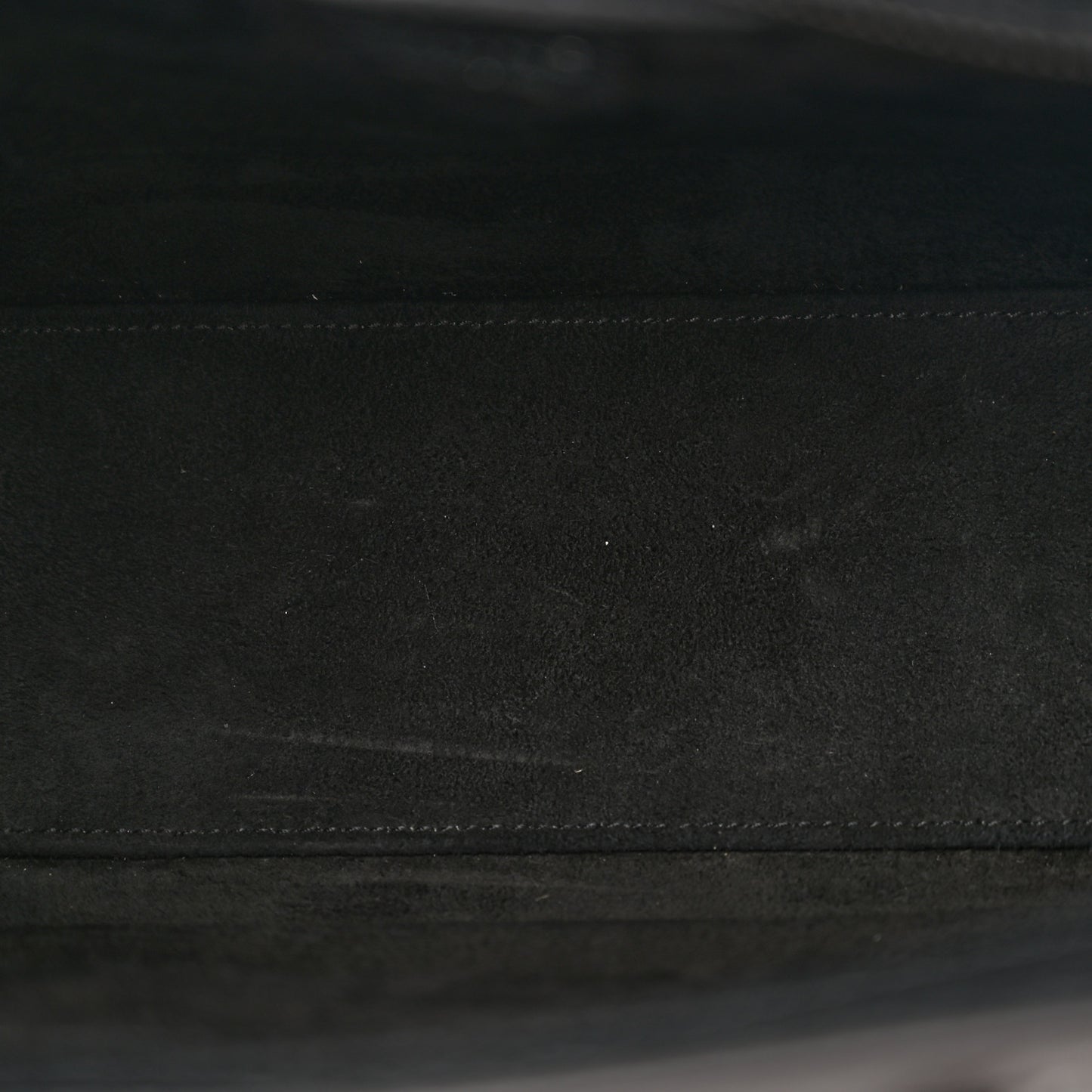 Drummed Calfskin Nano Luggage Black