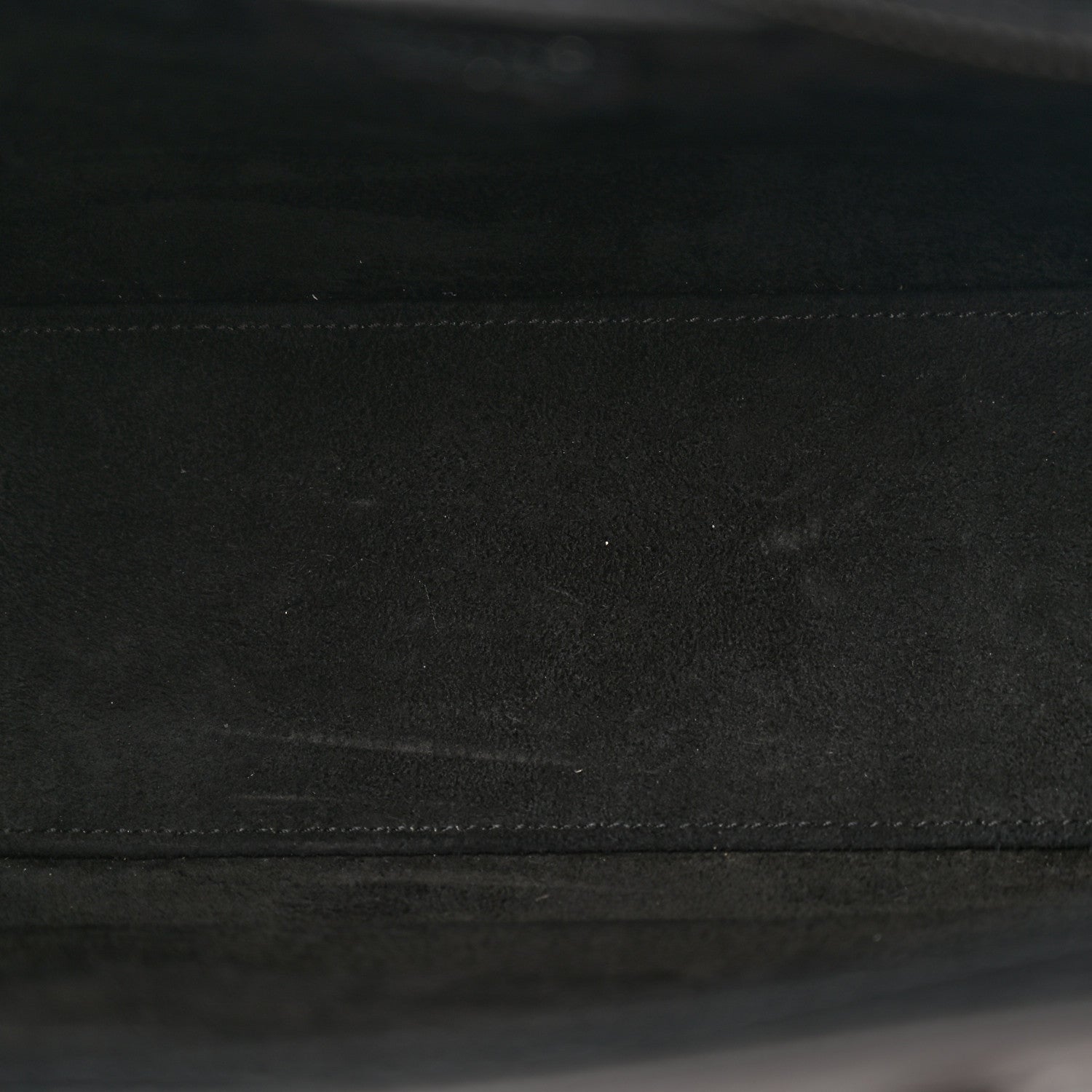 Celine Drummed Calfskin Nano Luggage Black 5 of 10