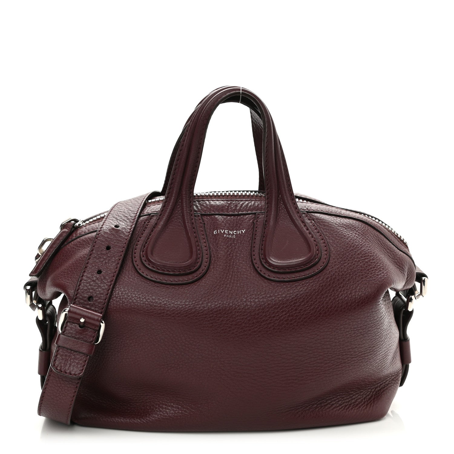 Givenchy Waxy Grained Calfskin Medium Nightingale Oxblood 1 of 10