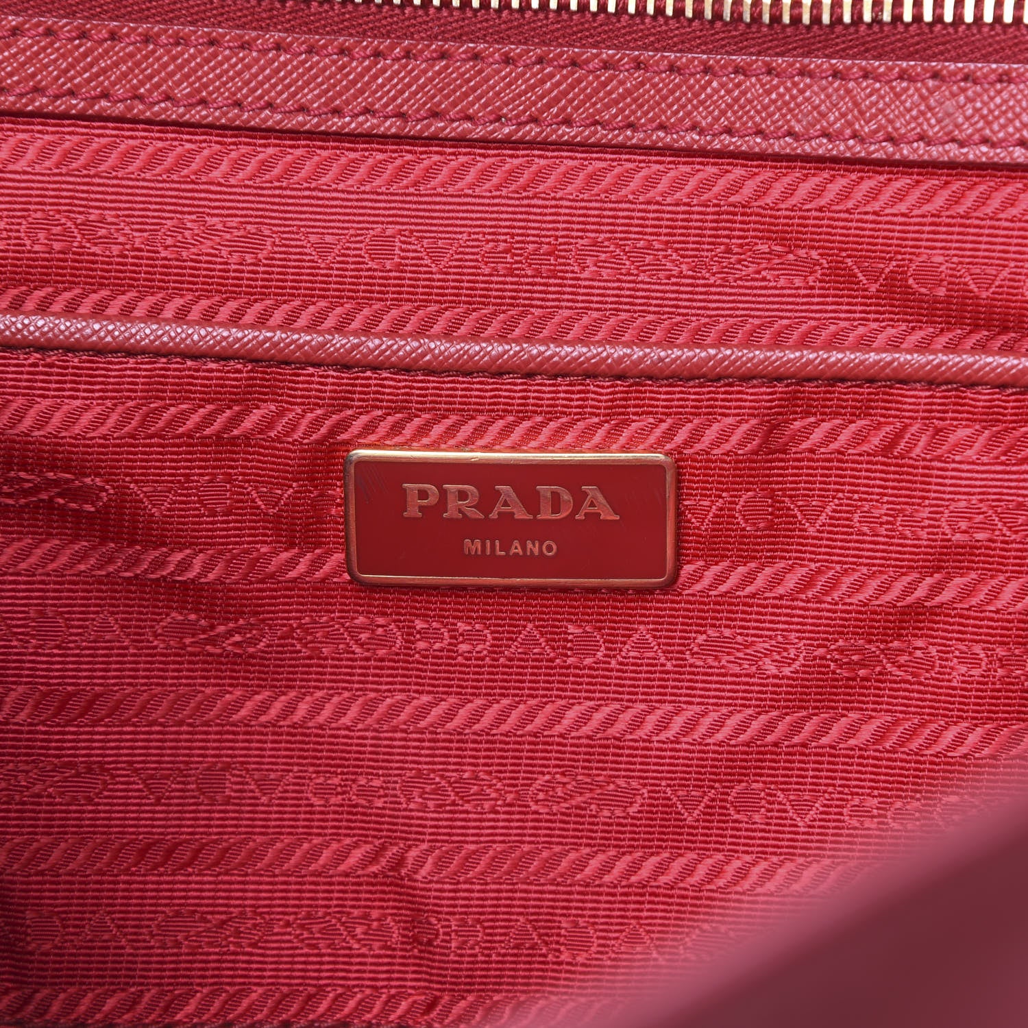 Prada Saffiano Large Tote Fuoco 5 of 19