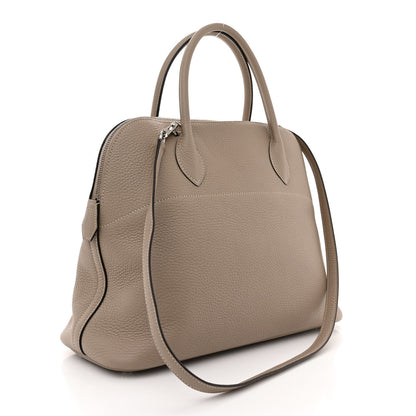 Hermes Taurillon Clemence Bolide 35 Gris Tourterelle 3 of 11