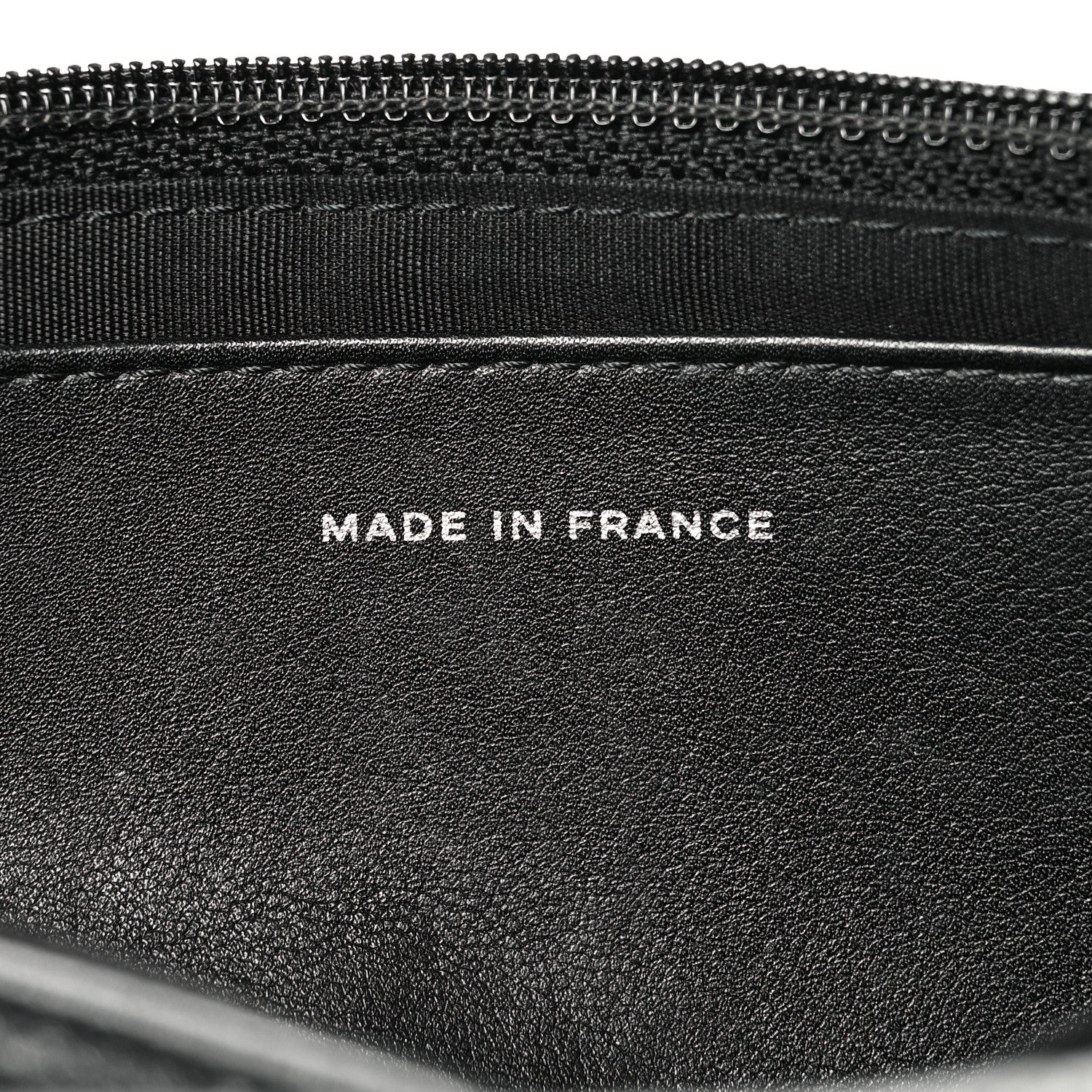 Chanel Caviar Half Moon Wallet On Chain WOC Black 7 of 11