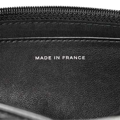 Chanel Caviar Half Moon Wallet On Chain WOC Black 7 of 11