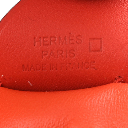 Hermes Milo Lambskin Matte Alligator Touch Grigri Rodeo Pegase Horse Bag Charm PM Orange Poppy Capucine 3 of 5