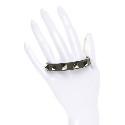 Valentino Garavani Vitello Rockstud Bracelet Kaki 2 of 4