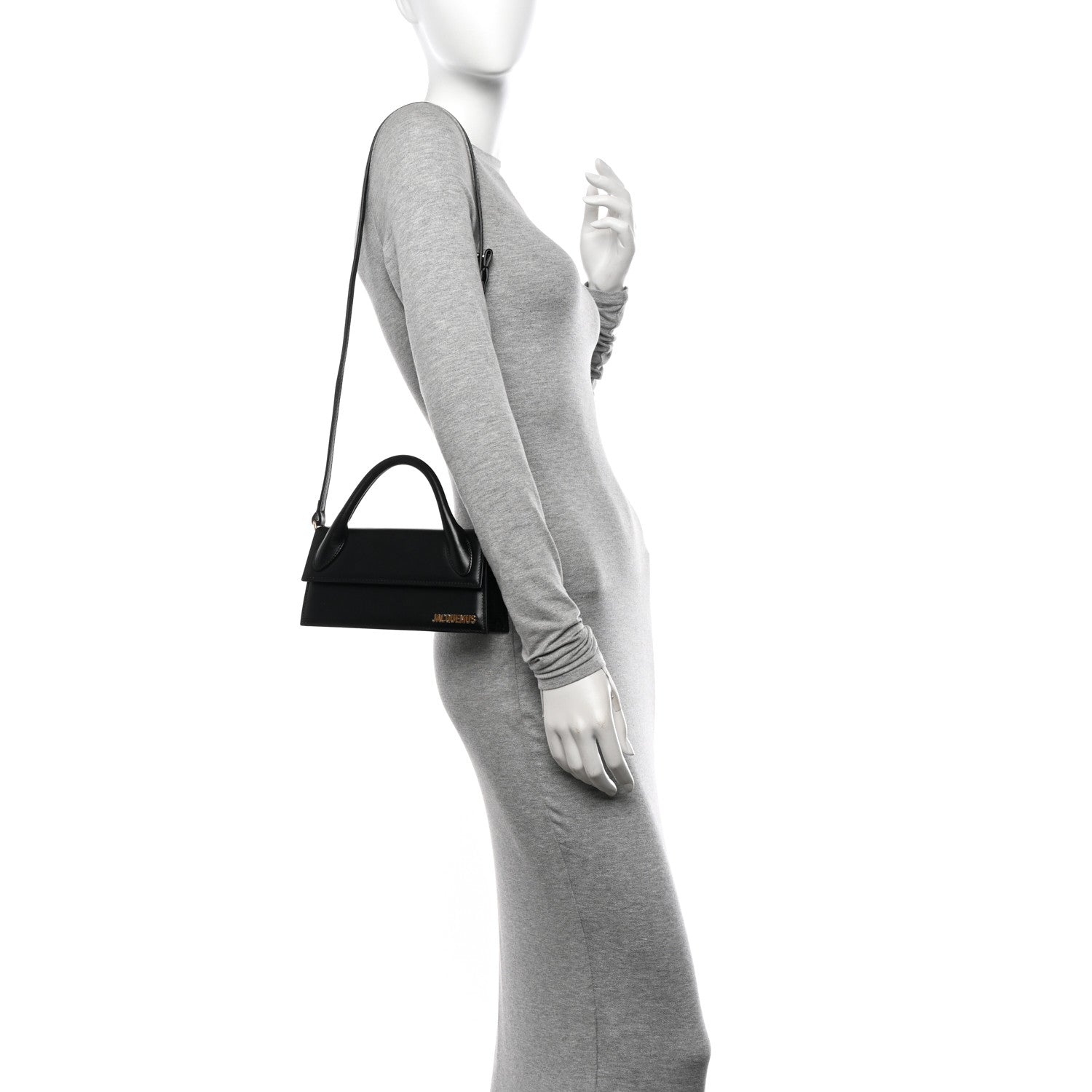 Jacquemus Smooth Calfskin Le Chiquito Long Black 2 of 11