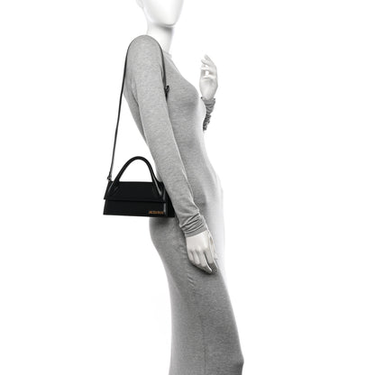 Jacquemus Smooth Calfskin Le Chiquito Long Black 2 of 11