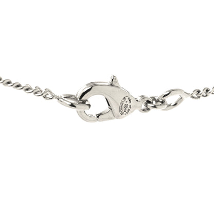 Chanel Crystal Timeless CC Necklace Silver 4 of 4
