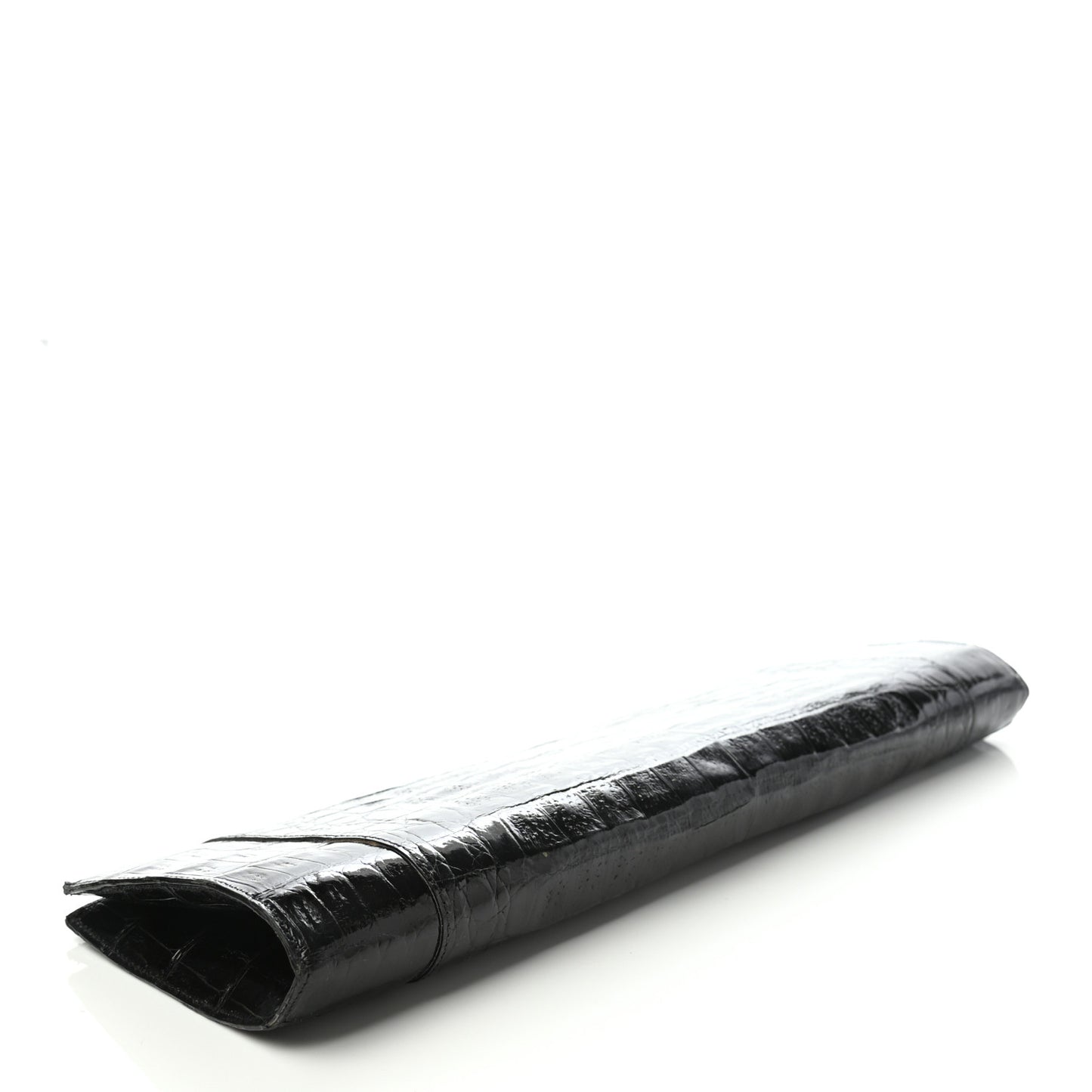 Crocodile Clutch Black