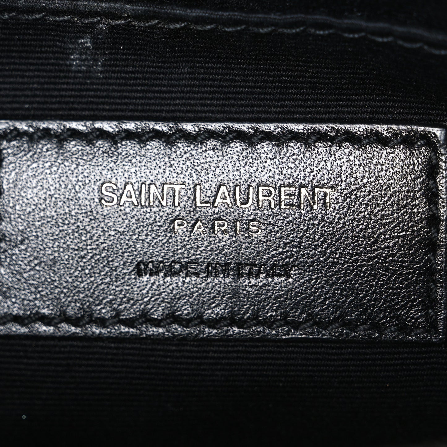 Calfskin Matelasse Monogram Lou Belt Bag Black