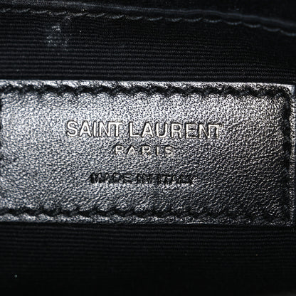 Saint Laurent Calfskin Matelasse Monogram Lou Belt Bag Black 5 of 9