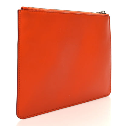 Givenchy Calfskin Zip Pouch Orange 3 of 10