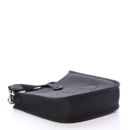 Hermes Taurillon Clemence Evelyne TPM Black 3 of 10