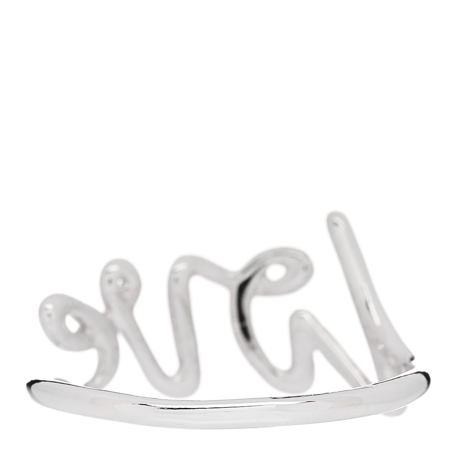 Sterling Silver Paloma Picasso Graffiti Love Ring 54 7