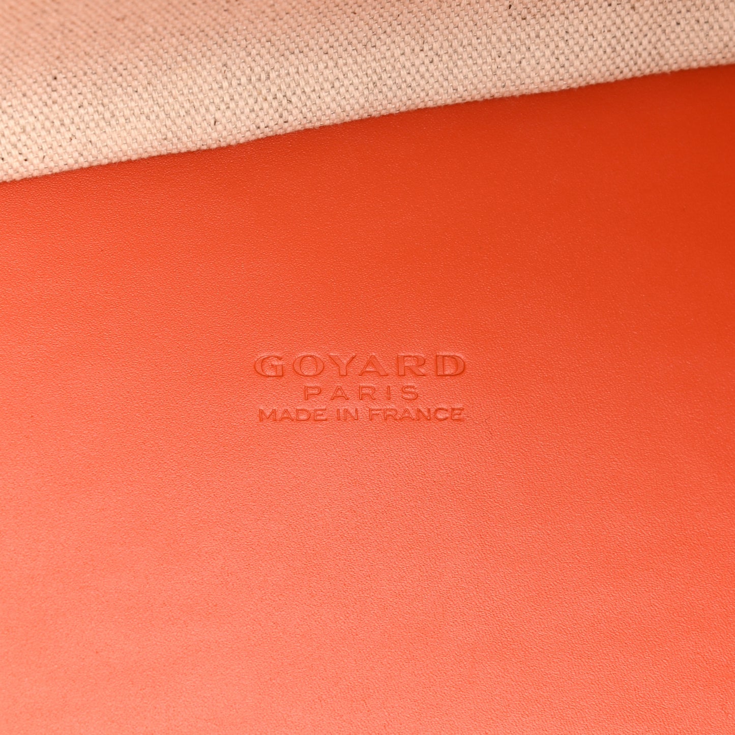 Goyardine Marquises Tote Orange