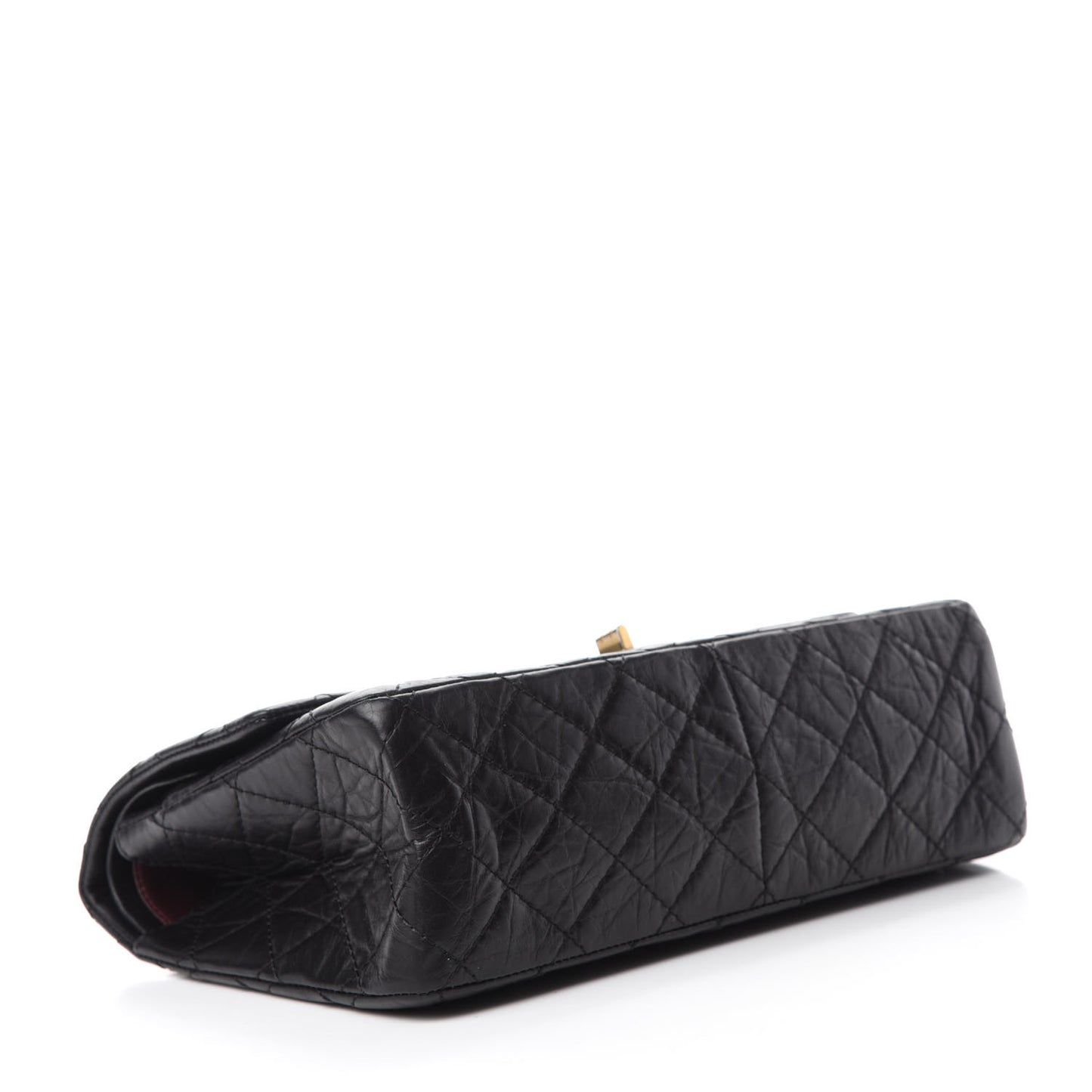 Aged Calfskin Quilted 2.55 Reissue 226 Flap Black
