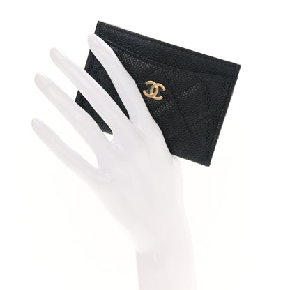 Chanel Caviar Quilted Card Holder Black 2 of 9