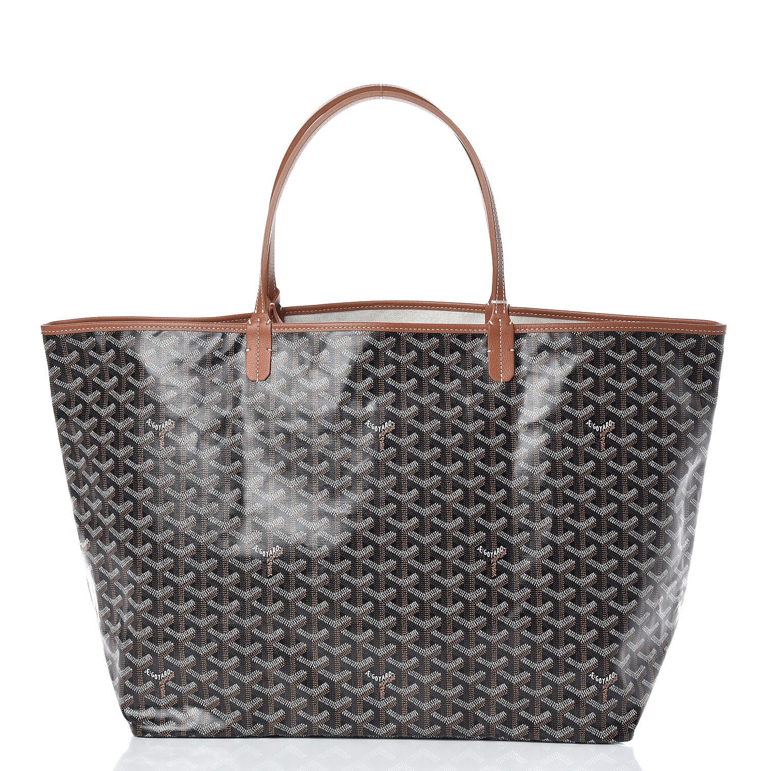 Goyard Goyardine Saint Louis GM Black Gold 3 of 10