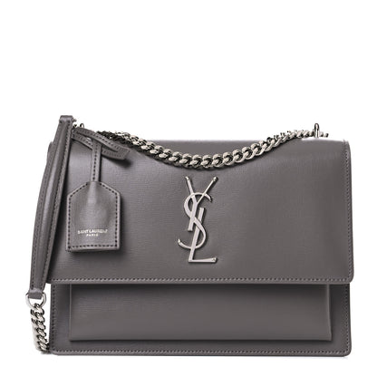 Saint Laurent Calfskin Medium Monogram Sunset Fog 1 of 11