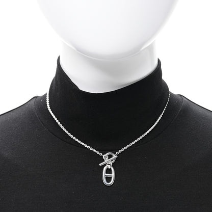 Hermes Sterling Silver Amulette Chaine d'Ancre Necklace 2 of 5