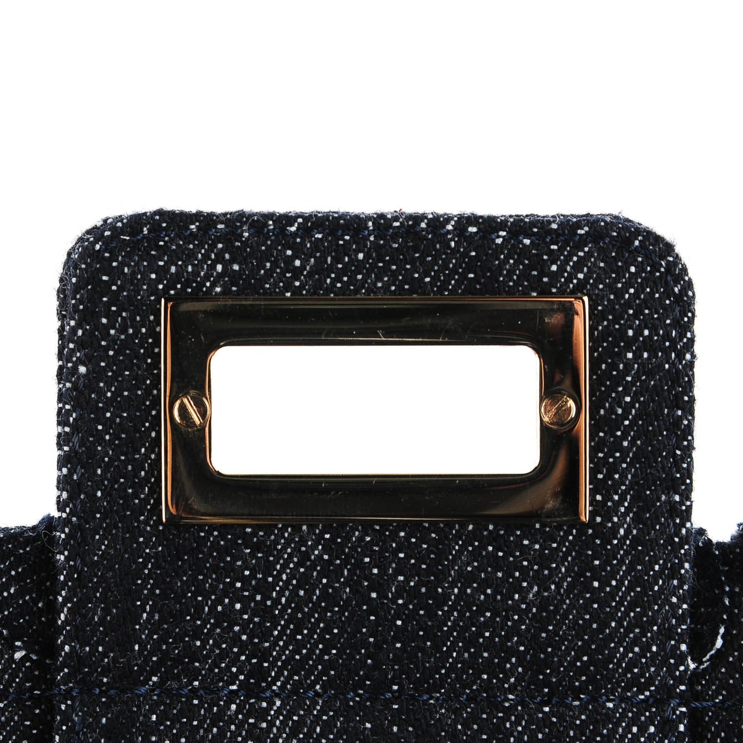 Denim Embroidered Night Flight Reissue Flap Blue