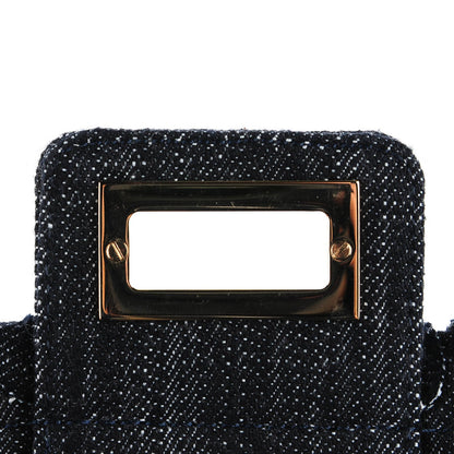 Chanel Denim Embroidered Night Flight Reissue Flap Blue 6 of 8