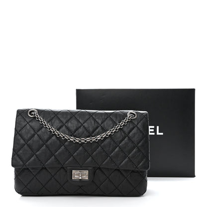 Chanel Aged Calfskin Quilted 2.55 Reissue 226 Flap Black 13 of 13