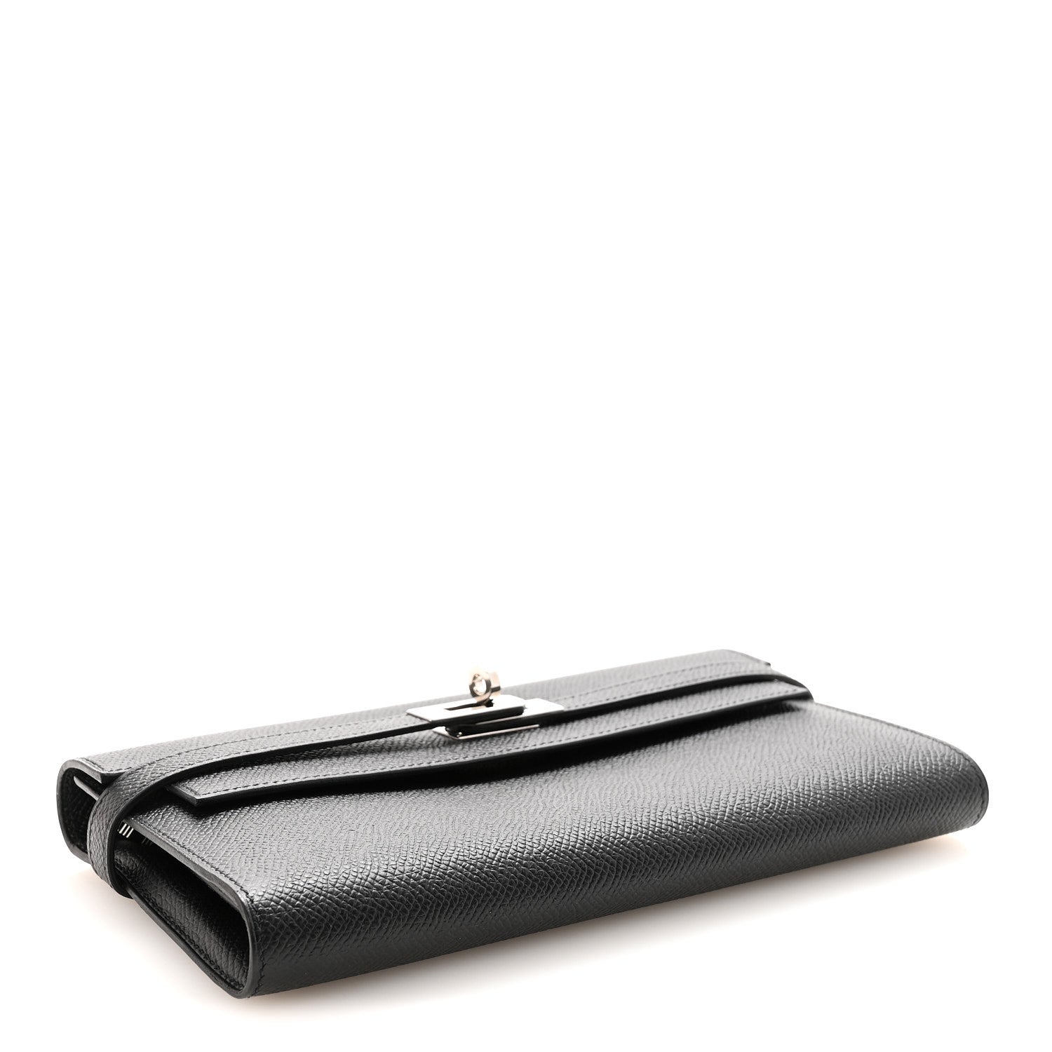 Hermes Epsom Kelly Longue Wallet Black 4 of 8