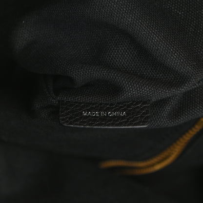Burberry Grainy Calfskin Mega Check Armley Folding Messenger Black 8 of 11