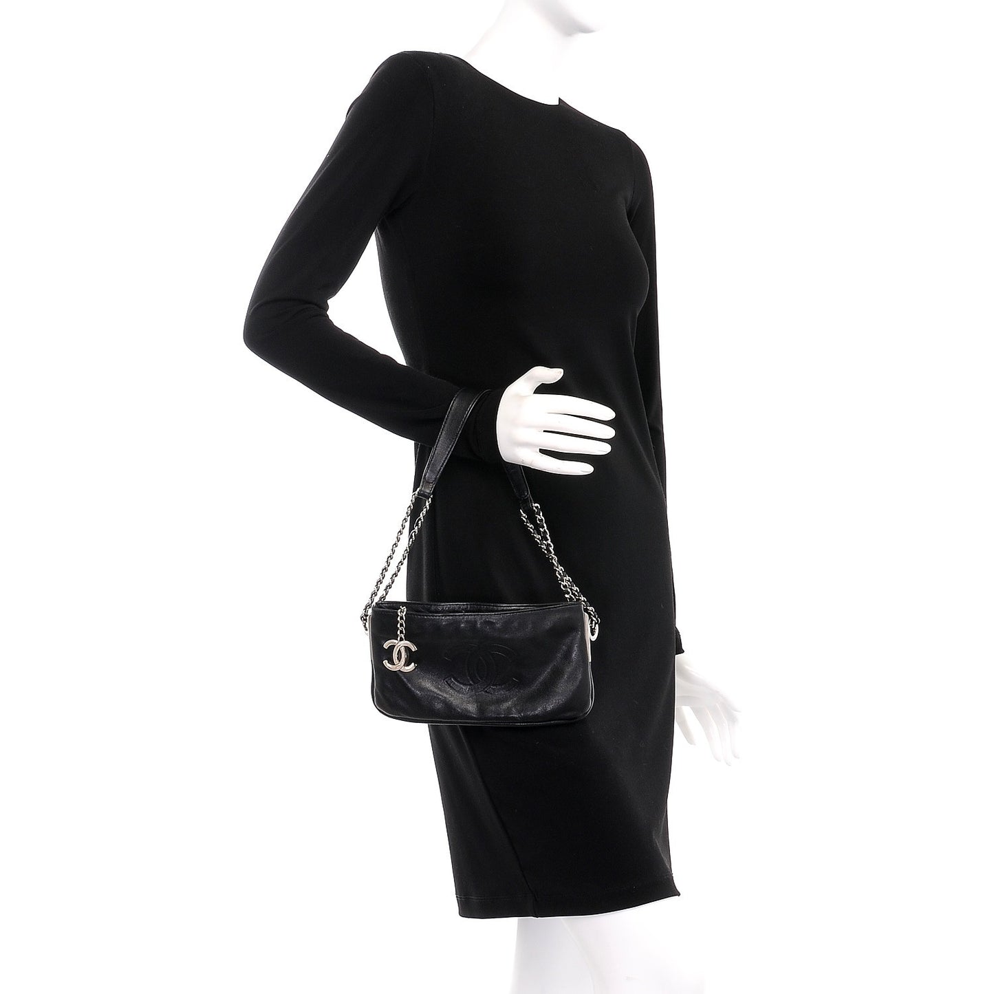 Lambskin Ultimate Soft Pochette Black