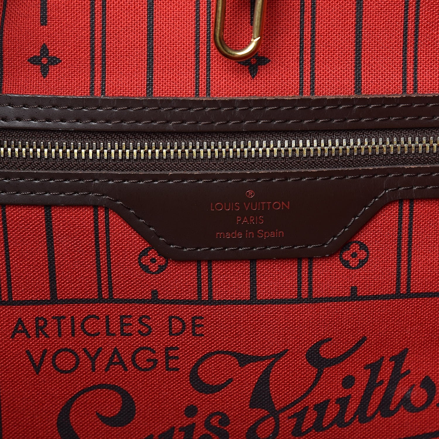 Louis Vuitton Damier Ebene Neverfull MM 6 of 17