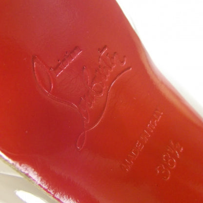 Christian Louboutin Patent Bibibop 140 Pumps 38.5 Nude 5 of 6