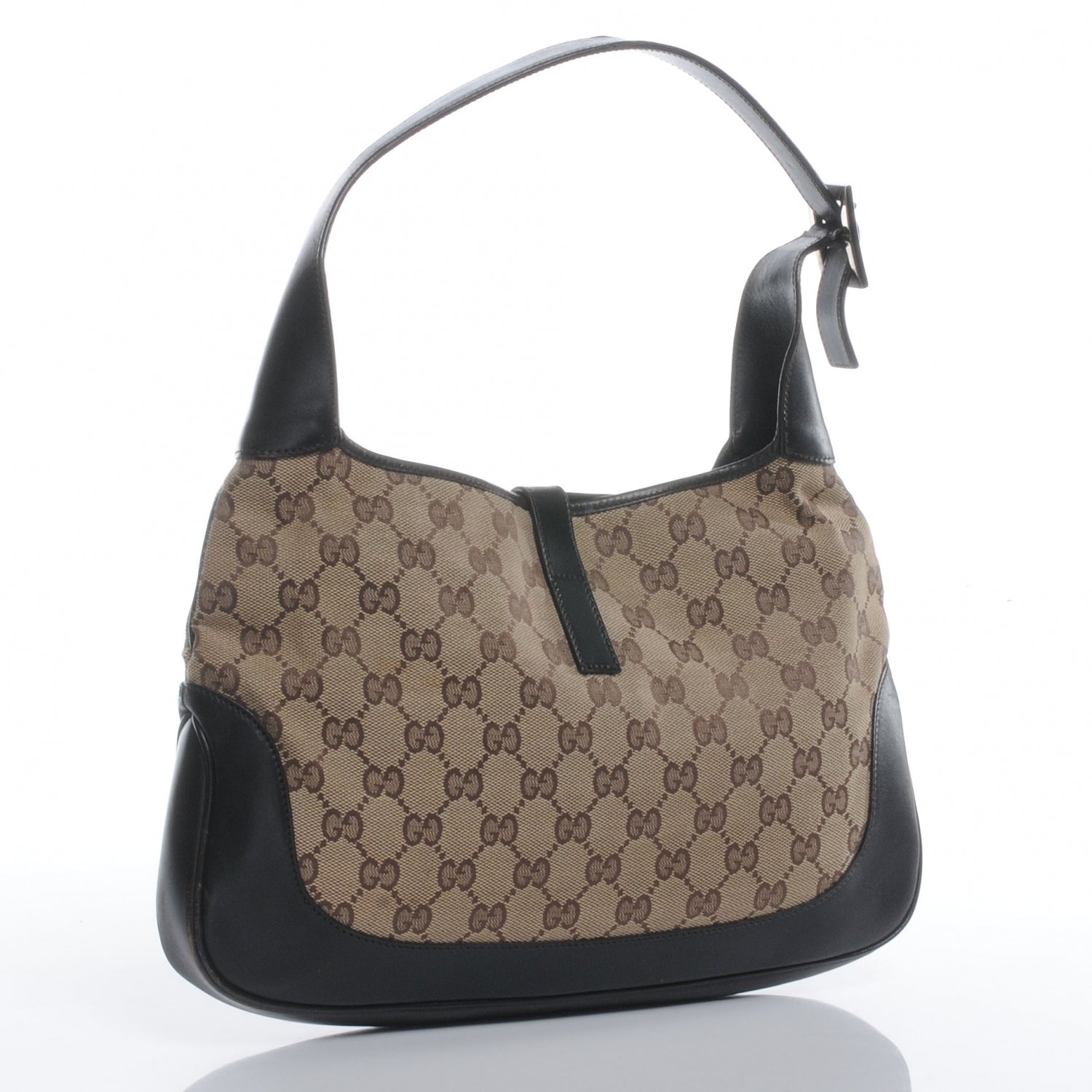 Gucci Monogram Web Jackie O Hobo 3 of 7