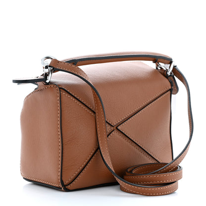 Loewe Calfskin Mini Puzzle Bag Tan 3 of 10